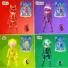 Action Toy Figures Petronix Defenders 3-tums Articulated Action Matt med ryggsäck Moverble Joint Action Figure Transforming Anime Kid Toy Gift 230605