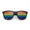 Stock cheap LGBTQ Lesbian rainbow gay pride sunglasses for decoration