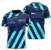 Nuevo Camisetas de cuerpo de carreras de Fórmula 1, polo de cuello redondo de verano