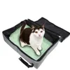 Boxes Cat Litter Box Waterproof Folding Portable Home Outdoor Camping Toilet with Cover Easy Soft Cat Mat Cat Litter