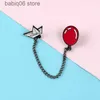 Pins Brooches Brooch alloy badge clown boat and balloon enamel brooch pin creative new style T230605