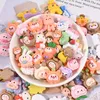 Cartoon Resin Accessories Multi-style Little Rabbit Bear Monkey Phone Case and Hairpin Handmade Diy Accessorie