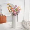 Decoratieve Bloemen Hand Gebreide Myosotis Nep Boeket Kunstmatige Voor Vaas Thuis Kamer Bureau Valentijnsdag Decoratie Bloemstuk