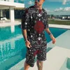 Mens Tracksuits قميص العطلات أزياء Seaside Holiday Suit Super Summer Wear Super Super Super Super Super Super