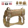 Gurte taktische Hundekabelbaum Militär K9 Service Hundekleidung Weste Kabelbaum Big Dogs Accessoires Taktische Hunde Weste für größere Hunde