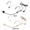 Microfoons Afneembare bekabelde stem Studioluidspreker Dubbele haak Gids Lesgeven Headset Handsfree draagbare microfoon