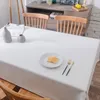 Tkanina stołowa stolik stolik biały stolik do kawy do salonu okładka Manteles para mesa prostokąta en tela 230605