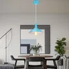 Hängslampor moderna lampor e27 retro loft kök matsal levande taklampa aluminium fixturer ledde industriell hängande belysning