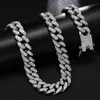 2023 13mm Micro Miami Cuban Chain Choker Necklace for Men Rapper Fashion Jewelry