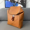 Unisex color matching shoulder backpack Designer Real Leather Classic Luxury Handbags Tote Female Purses 230603