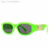 Gafas de sol de diseñador Marco completo clásico para hombre Mujer hermosas Gafas de sol Biggie Sunglass Mujeres Moda de lujo Gafas Hip Hop Anteojos verde