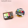 Pin Spille Creative New Badge Versatile Alloy TV Channel Signal Free Oil Dropping spilla T230605