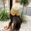 New Summer Bucket Hats For Women Pieghevole Elegante Str Cappello da sole Beach Visor Panama Chapeau Femme Cappellino da viaggio femminile Chapeau Homme L230523