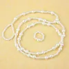 Anklets 1 Set Fashion Pearl Anklet Women Beach Imitation Barefoot Sandal Necklace Foot Jewelry