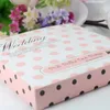 100 zestawów Pink Polka Dot Tourse Narzędzie do paznokci Zestaw Manicure Zestaw urodzin Party Favor Wedding Favours and Gifts for Guest Baby Shower pamiątki