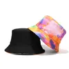 Chapeaux à large bord LDSLYJR Graffiti Printing Seau Pêcheur Voyage en plein air Chapeau de soleil pour hommes et femmes 140 G230603