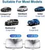 Nowy samochód Słońca parasol auto Sun Visor Silver Sunshield Sunshade Anti UV Składany samochód Parasol Składany samochód Słońca