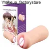 Massagem Realista Vagina Anal Adulto Brinquedos Sexo Para Homens Masturbação Silicone Suave Pussy Apertado Buceta Masculina Masturbador Erótico 3D Artificial Vagin250B L230518