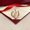 moda küçük altın kasnak küpeler elmas paslanmaz çelik takılar tam elmas aşk ifadesi tasarımcı lüks mücevher gümüş kaplama saplama küpe ohrringe