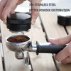 Outils 51/53/58/58.35mm distributeur de café expresso inviolable réglable distributeur d'espresso niveleur 304 base convexe en acier inoxydable