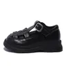 Sandali per bambini alla moda Scarpe in pelle Baotou Ragazzi Ragazze Sneakers Sandalo Scarpe con suola morbida Scarpe estive per bambini