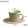 Инструменты Houseeyou Японский стиль керамика из керамики кофейная чашка чашка для чашки для чашки для чашки для чашки чашки