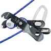 Cords Slings and Webbing Professional Outdoor Sport Rock Climbing Descent Device Handle-Control Downhill Descender Wall Cleaning Rappelling Brake Device 230603