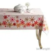 Nappe de table rectangulaire imperméable, comptoir de cuisine, fête de Thanksgiving, salle de noël, décoration de mariage, R230605