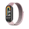 Alça trançada de náilon para Xiaomi 8 7 6 5 4 3 Mi Watch band loop pulseira Rainbow Bracelet Moldura de plástico