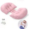 Maternity Pillows Cotton Waist for Pregnant Women Pregnancy u Full Body to Sleep Cushion Pad Products 221101{category}