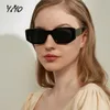 2022 Retro Polygon Dikdörtgen Güneş Gözlüğü Kadın Moda Jöle Renk Gözlük Tonları UV400 Erkekler Kare Renkli Gradyan Gözlükleri