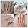 Love Ring Designer Ring Ring Rings Classic Band Rings Luxury Jewelry Cartis Carttories Titanium Steel Labed Gold Budt Not Altralergic Gold ، Silver 4/6mm 21621802