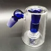 45 Degrés Multi Couleur Noir Bleu Teal UFO Fly Dish Attrape-Cendres Pour Bong En Verre Tuyau De Fumée Pièce De Tête 14MM Bubbler Tornado Dab Rig Accessoire De Fumée