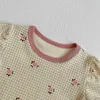 Kleidungssets Startist Sommer-Baby-Set mit Blumen-T-Shirt und Pumphose, 2-teilige Anzugkleidung