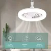 E27 Ventilatore da soffitto con luci LED Fan Light Plafoniera con ventilatore Ventilatore elettrico con telecomando per l'arredamento del soggiorno della camera da letto