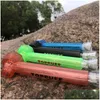 Smoking Pipes Traveling Water Pipe Top Hookahs Puff Toppuff Glass Bong Portable Instant Screw On Bottle Converter Mixed Color Drop D Dhjen