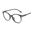 Solglasögon ramar runda glasögon man transparent lins kvinna glasögon vintage trending stilar märke optisk datakattögon öga