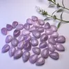 Charms 10pcs Natural Kunzite Tear DIY Energy Healing Gemstone Pendant Necklace Women Jewelry Mineral Specimen Gift 16mm