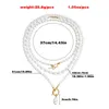 Anhänger Halsketten Vintage Imitation Perle Barock Halskette Für Frauen Nische Vielseitige Perlen Kette 2023 Trendy Schmuck Geschenk