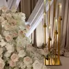 including led light)New Design led light Wedding Centerpieces Acrylic Candelabra Table Centerpieces Crystal Candle Holder imake974