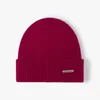 Beretten wollen winterhoeden voor vrouwen mannen zachte warme beanie casual solide volwassen dekdopput