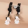 Charm Bracelets 2 Pcs Romantic Couple Magnetic Bracelet For Women Men Fashion Love Heart Heartbeat Sun Moon Engagement Jewelry