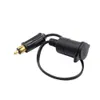 New DC 12V 24V EU Plug Cigarette Lighter Charger Socket Outlet Convert To Car Adapter Power Lead Cable for BMW DIN Hella Motorcycle