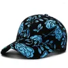 Bal Caps 2023 Unisex Bloemen Blad Gedrukt Verstelbare Baseball Vrouwen Hoed Schaduw Sport Outdoor Stretch Katoen Cap Vader Hoeden