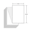 Tillbehör Termisk fraktetiketter 4x6in Fraktetikett Pappersrullar för termisk skrivare Kompatibel med Zebra Sticker Printer 500Spage Lable