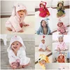 Asciugamani Accappatoi Baby Kids 20 Accappatoi per bambini in cotone a forma di animale carino Fl Moon Clothes 2059 Z2 Drop Delivery Maternity Shower Dhuvt