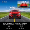 Nuovo Dash Cam 1080p Car Dvr Dual Lens Dash Cam anteriore e posteriore Touch Screen da 4,0 pollici Dash Cam Car Black Box Record di guida