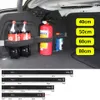 New Car Trunk Straps Car Organizer Elastic Fixing Belt Storage Bag Tapes Fire Extinguisher Sticky Fixing Belt Vehicle Accessories