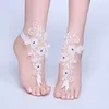 Anklets 1 Pair Lace Bangle Foot Chain For Party Wedding Summer