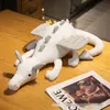 التنين الأصفر الرمادي التنين التنين Cyan Dragon Dragon Dexter Plush Toy Snow Dragon Donsaur Dinosaur Childring Down Dolly Dolly Hift